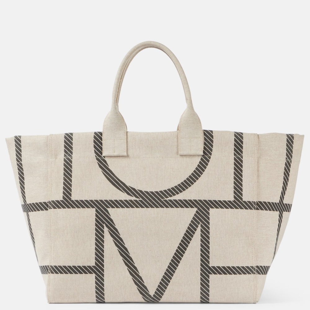 NWT Totême Monogram Canvas Tote Bag - Picture 3 of 10